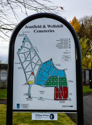 new signage for grave